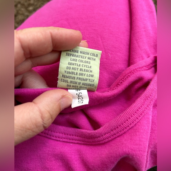 BIG SISTER l/s top by BABYSTYLE 4t Pink - Picture 3 of 4